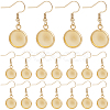 20 Pair 304 Stainless Steel Earrings Hooks EJEW-AB00014-1