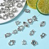 30Pcs 6 Styles Alloy Spacer Beads FIND-YW0007-82-5