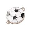 Sports Alloy Enamel Connector Charms AL-CBA3548-01P-2