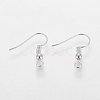 Grade A Silver Color Plated Iron Earring Hooks X-EC135-S-NF-3