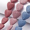 Natural Lava Rock Beads Strands G454-2
