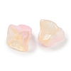 Transparent Spray Paint Glass Beads GLAA-H035-03D-2