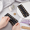 Cowhide Leather Lace-in Boot Zipper Inserts DIY-WH0499-06A-05-3