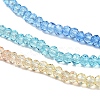 Transparent Painted Glass Beads Strands DGLA-A034-T2mm-A13-4