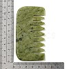Natural Xiuyan Jade Massage Combs AJEW-K045-01B-3