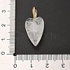 Natural Quartz Crystal Pendants G-C290-01F-3