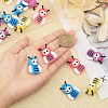16Pcs 4 Colors Silicone Knitting Needle Stoppers AJEW-GL0001-85-2