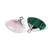 Natural & Synthetic Mixed Stone Pendants G-T144-68M-2