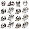 60Pcs 2 Styles Zinc Alloy European Beads FIND-SC0012-29-1