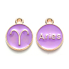Alloy Enamel Pendants ENAM-S124-01A-01A-1