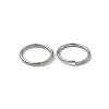 Tarnish Resistant 304 Stainless Steel Open Jump Rings STAS-J013-14xx1.2mm-01-4