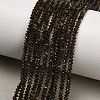 Natural Golden Sheen Obsidian Beads Strands GG-CBAA9B4-A02-02-1
