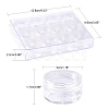 Plastic Bead Storage Containers X-C089Y-2