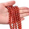 Natural Carnelian Beads Strands G-C076-6mm-2A-4