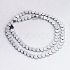 Non-magnetic Synthetic Hematite Beads Strands X-G-Q883-6x6mm-6-2