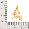 Brass Pendant Bails KK-C076-25G-3