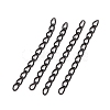 Ion Plating(IP) 304 Stainless Steel Curb Chains Extender STAS-WH0032-02A-EB-1