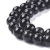 Natural Obsidian Bead Strands GSR8mmC132-4