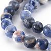 Natural Sodalite Beads Strands G-S279-10-8mm-3