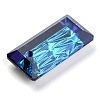 Embossed Glass Rhinestone Pendants GLAA-J101-07B-001BB-4