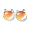 Electroplate Glass Cabochons EGLA-D007-03-2