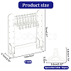 2 Sets Butterfly Acrylic Earring Display Stands EDIS-HY0001-13A-2