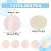 300pcs Iridescent PVC Paillette/Sequins Pendants PVC-SC0001-08-2