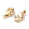 Rack Plating Brass Lobster Claw Clasps KK-F090-27LG-01-2