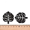 Natural Poplar Wood Pendants WOOD-N016-28A-3