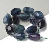 Natural Fluorite Beads Strands G-H095-A06-01-2