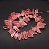 Natural Quartz Crystal Beads Strands G-A142-06C-2