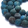 Natural Apatite Beads Strands G-E561-03-8mm-3