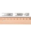 Tarnish Resistant 304 Stainless Steel Bayonet Clasps STAS-P158-01C-P-4