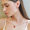 6Pcs Brass Enamel Pendants KK-BBC0019-83-5