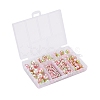 497Pcs 5 Style Rainbow ABS Plastic Imitation Pearl Beads OACR-YW0001-09C-4