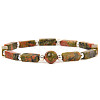 Natural Unakite Beads Stretch Bracelets for Men Women LS-ZE2494-4-1