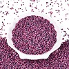 Spray Painted Picasso Cylinder Glass Seed Beads GLAA-T028-12A-01-3
