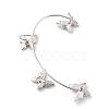 Butterfly Crystal Rhinestone Cuff Earrings for Girl Women Gift EJEW-F275-02A-P-2