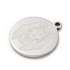 201 Stainless Steel Pendants SA-CBA3D3A-05P-17-2