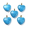 Synthetic Turquoise Pendants G-G956-B75-G-1