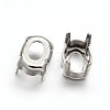 Oval Brass Sew on Prong Settings KK-N0084-A09-8x10-1