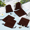 Velvet Jewelry Drawstring Gift Bags ABAG-BBC0001-10B-03-4