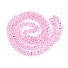 Electroplate Glass Beads Strands EGLA-T021-22E-1