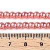 Baking Paint Pearlized Glass Pearl Round Bead Strands HY-Q003-4mm-77-A-2