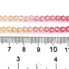 Gradient Color Baking Paint Glass Bead Strands DGLA-A039-T2mm-A02-5