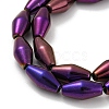 Electroplated Synthetic Non-magnetic Hematite Beads Strands G-Z032-B02-02A-3