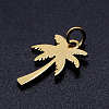 Ion Plating(IP) 304 Stainless Steel Pendants A-STAS-Q201-JN302-2-2