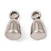 Non-Tarnish 201 Stainless Steel Tail Chain Drop Charms STAS-D061-04C-P-1
