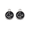 Brass Enamel Pendants KK-S356-670P-NF-2