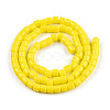 Opaque Solid Glass Bead Strands X-GLAA-N047-09-F03-2